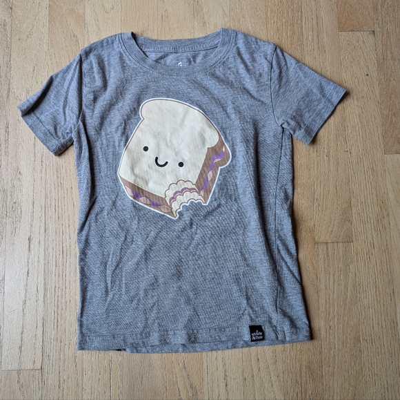 Whistle and Flute peanut butter and jelly tee shirt size 7/8 - Picture 1 of 5